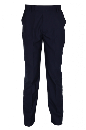 Navy blue matty security trouser
