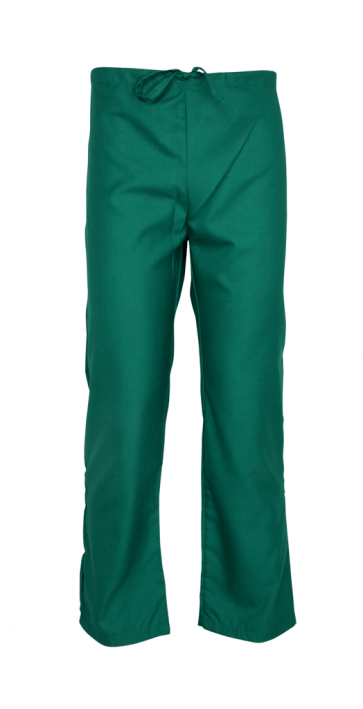 Green Unisex scrub pants