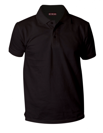 Charcoal black polo pique T. shirt