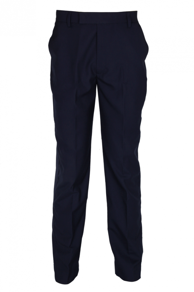 Navy blue trousers with elastic - Economy - Trousers - WORK WEAR