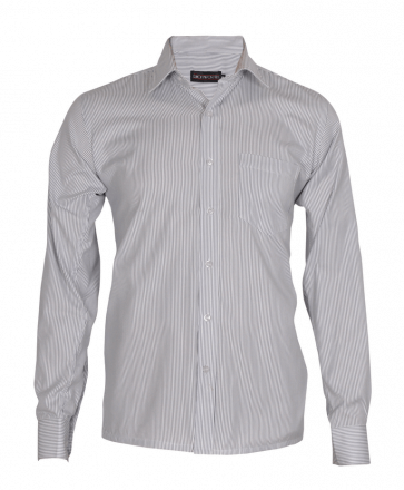 Hairline stiped white formal shirt 