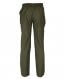 Bottle green trousers with elastic 1