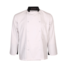 Executive Chef coat - White with Black styling