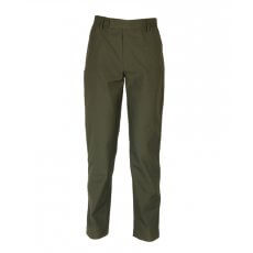Bottle green trousers with elastic