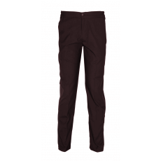 Brown trousers with elastic