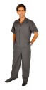 Grey twill boiler suit