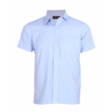 Crisp sky blue half sleeve shirt