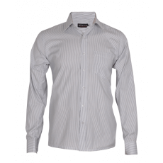 Hairline stiped white formal shirt 