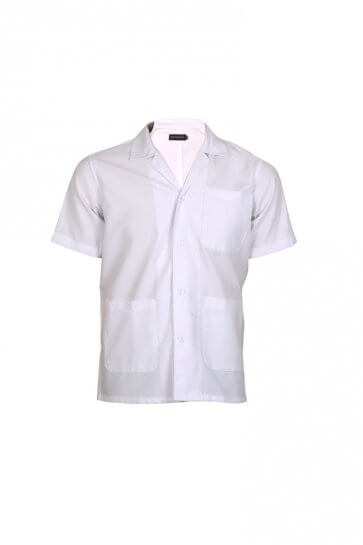 Short sleeves doctors coat