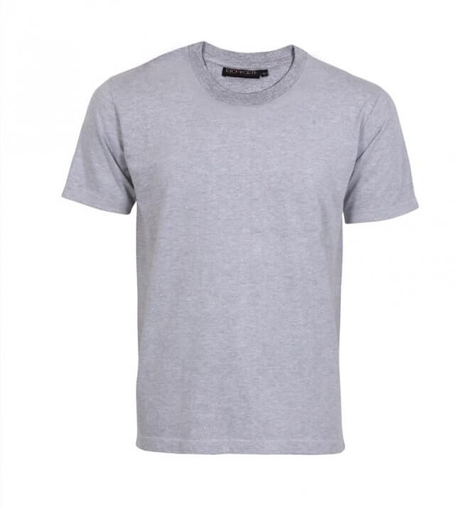 Grey Round Neck T shirt