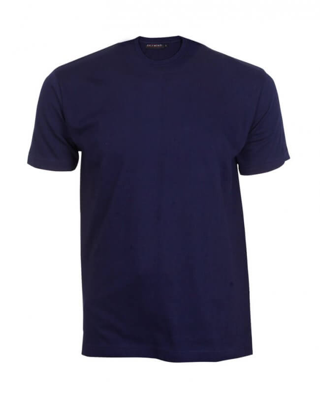 Blue round sales neck t shirt