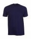Navy blue round neck single jersey t shirt 