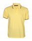 Tshirt yellow with double black tipping