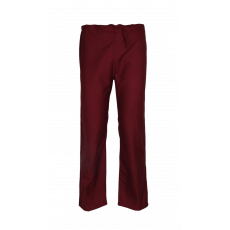 Maroon Unisex scrub pants