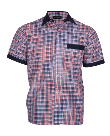 Blue checks service shirt 