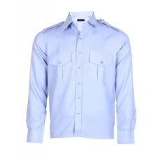 Med  blue structured Security Shirt