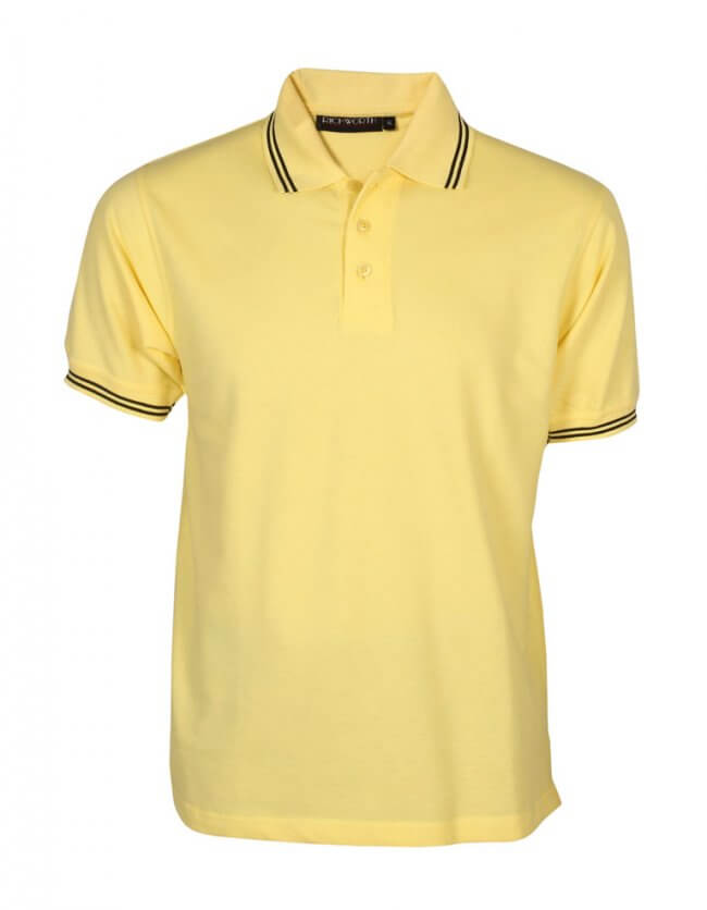 polo t shirt yellow